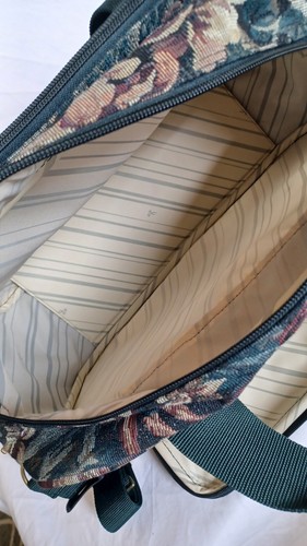 Ricardo Beverly Hills Vintage Tote Floral Carry On Duffle Luggage Santa Cruz Bag - Picture 13 of 24