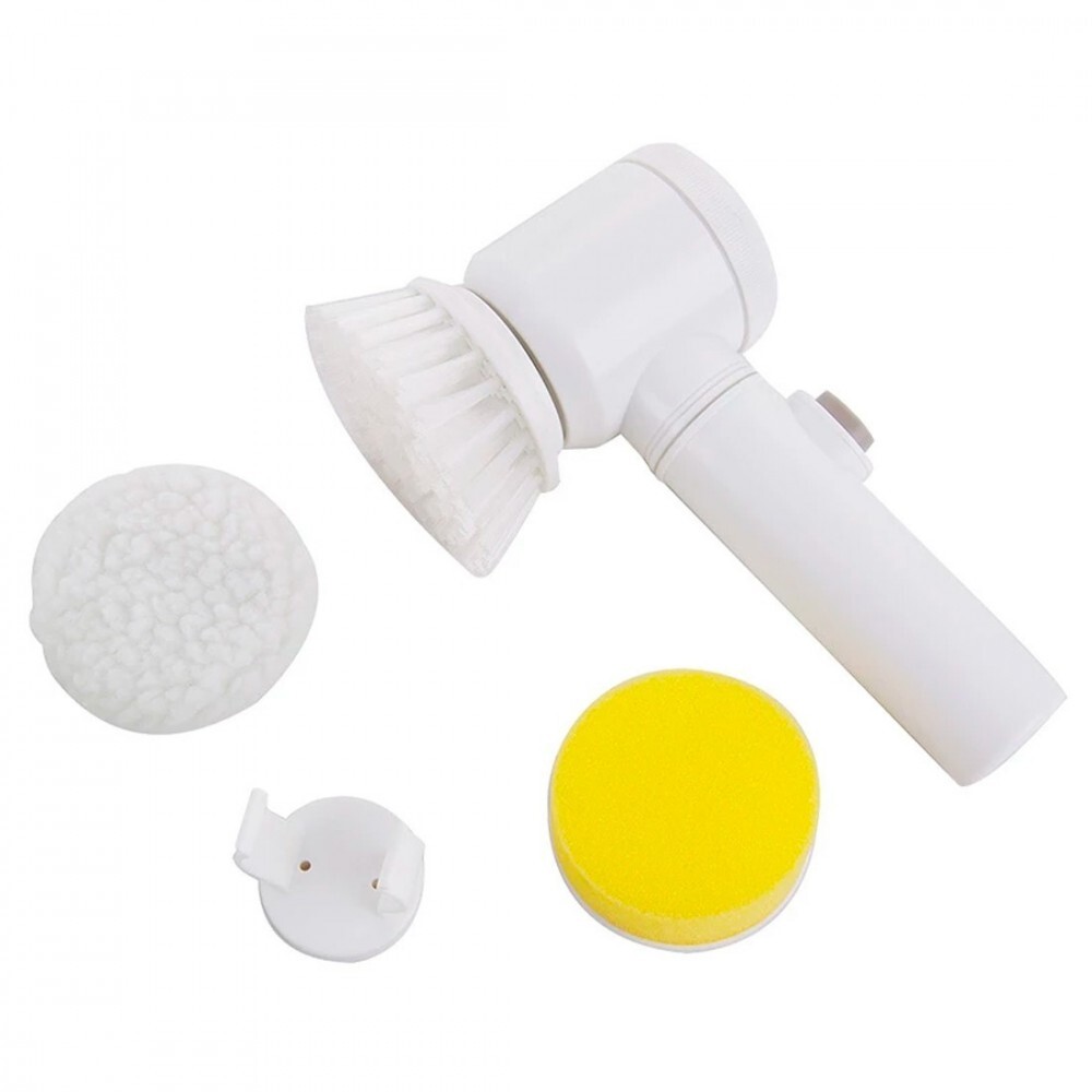 Brosse électrique 5en1 idéale pour faire briller la douche et le carrelage mural