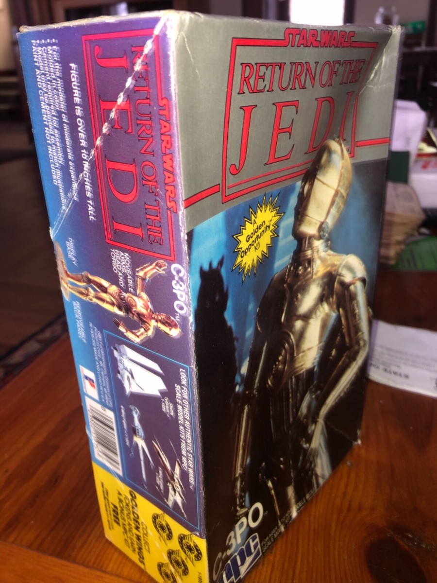 Vintage Star Wars Return of the Jedi C-3PO Model Kit by MPC 1983