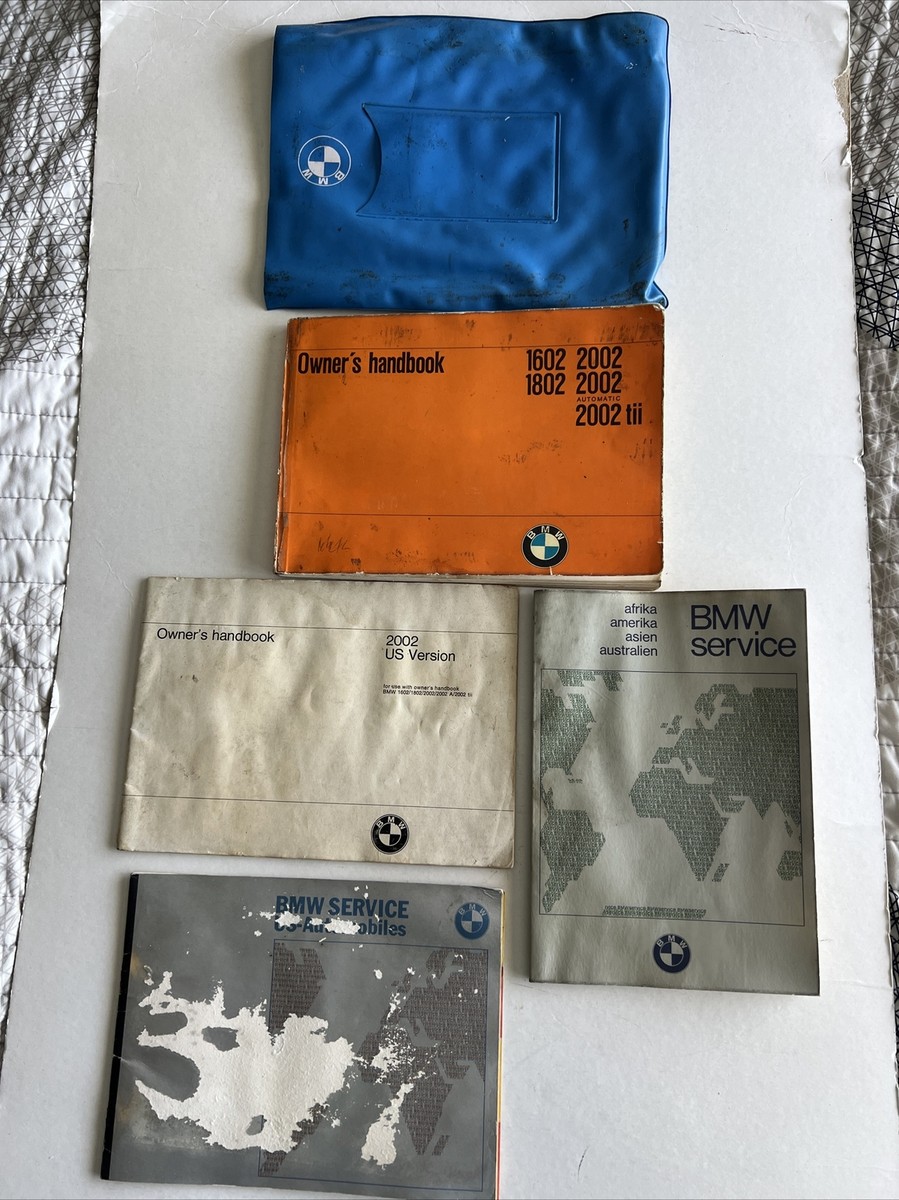 1974 BMW 2002 2002tii OEM Vintage Owners Manual Used