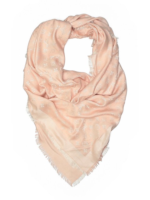 Louis Vuitton Women Pink Silk Scarf One Size | eBay