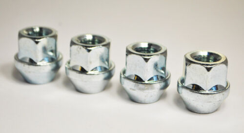 4 écrous de roue en alliage ouvert hexagonal 1/16" UNF, 19 mm (zinc) - Photo 1/2