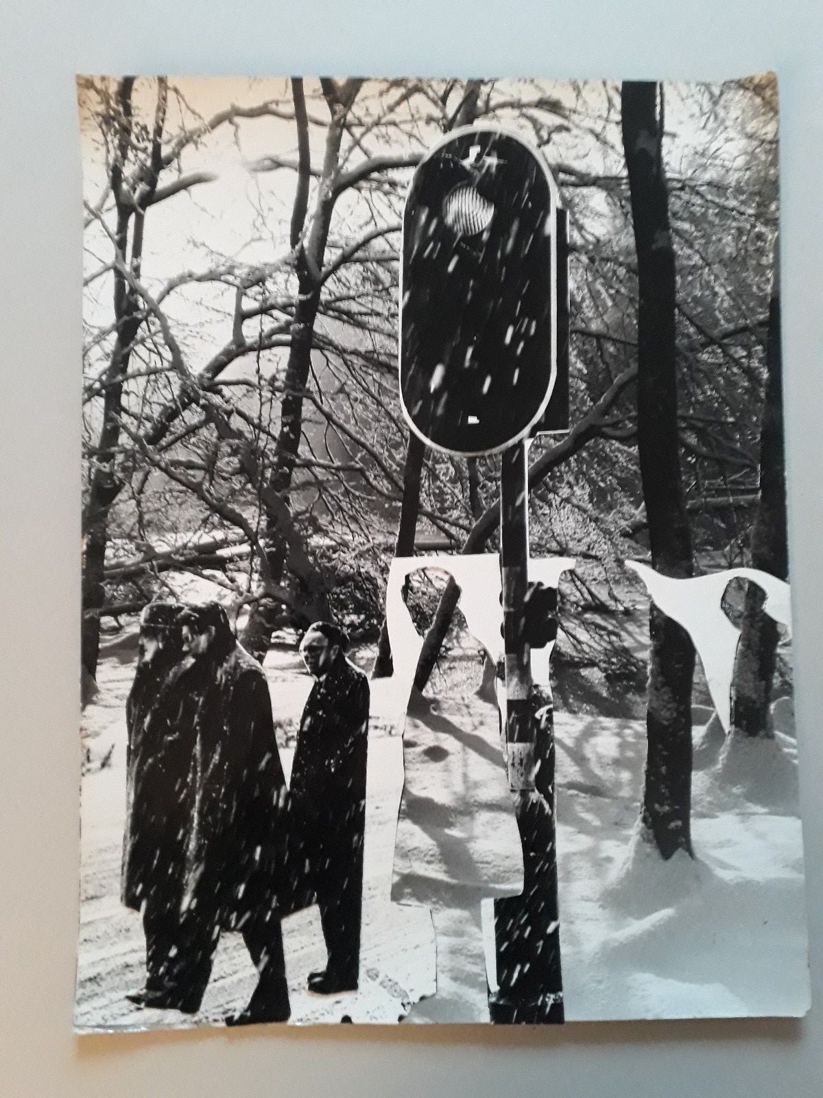 1960s era silver print photo collage beautiful dimensions