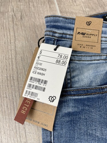 Raw Supply Goods Distressed Herren Skinny Fit Jeans 30x32 - Bild 2 von 5