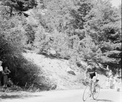 Tour de France 1951 20th stage Gap Brian�on Gino Bartali Switzerland Old Photo 1