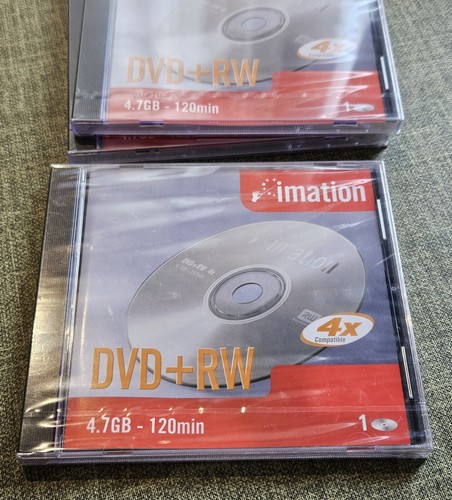Lot 3 Imation DVD+RW 4.7GB - 120 min / Neuf - Photo 3/3