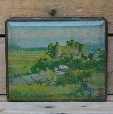 Vintage Edward Sharp & Sons Konditoren Sammlerstück HARLECH CASTLE Dose *