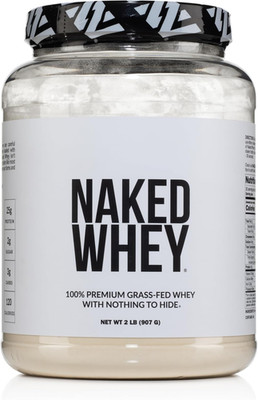 Whey 2LB 100% Grass Fed Whey Protein Powder - Only 1 Ingredient, Unflavored Whey