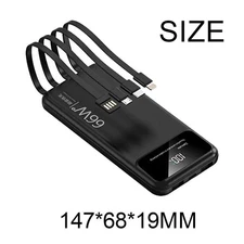 Fast Power Bank Pack 10000mAh Charger 2 USB External Battery For Mobile Phone*