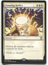 Mtg Damning Verdict Ncc 15 Near Mint New Capenna Commander
