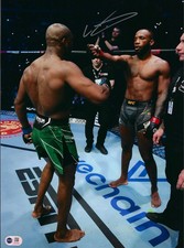 LEON ROCKY EDWARDS SIGNED UFC CHAMPION 16X12 PHOTO (ACG CERT AG18092)