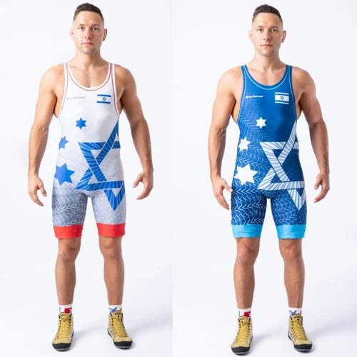 MEN'S WRESTLING SUIT BERKNER ISRAEL SINGLET TRIKOT