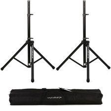 Ultimate Support TS-80B Speaker Stand Pair with Bag - Black
