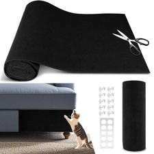 Cat Scratch Furniture Protector, 39.4"x15.8" Self Adhesive Cat Scratch Mat Pa...