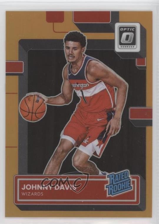 2022 Panini Donruss Optic Rated Rookie Orange Prizm /199 Johnny Davis #206 0l1u