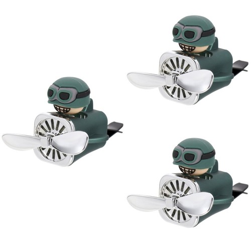  Zestaw 3 dyfuzorów wentylacyjnych samochodowych Auto-aromaterapia-ornament Dekoracja - Zdjęcie 7 z 12