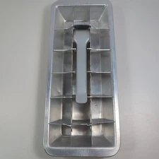 Vintage Retro Aluminum Ice Cube Tray