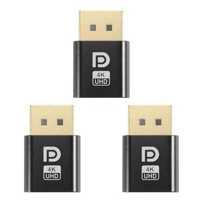 1X(4K Displayport Dummy-Stecker DP Virtual Display Adapter DP Dummy-Stecker5091