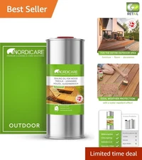 34 Oz Teak Oil for Outdoor Furniture - Eco-Friendly Wood Sealer & Finish