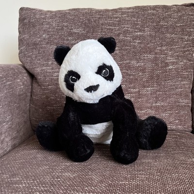 Stofftier Kuscheltier Plüsch Panda Bär Stofftier Plüschtier GEBRAUCHT 13 Zoll