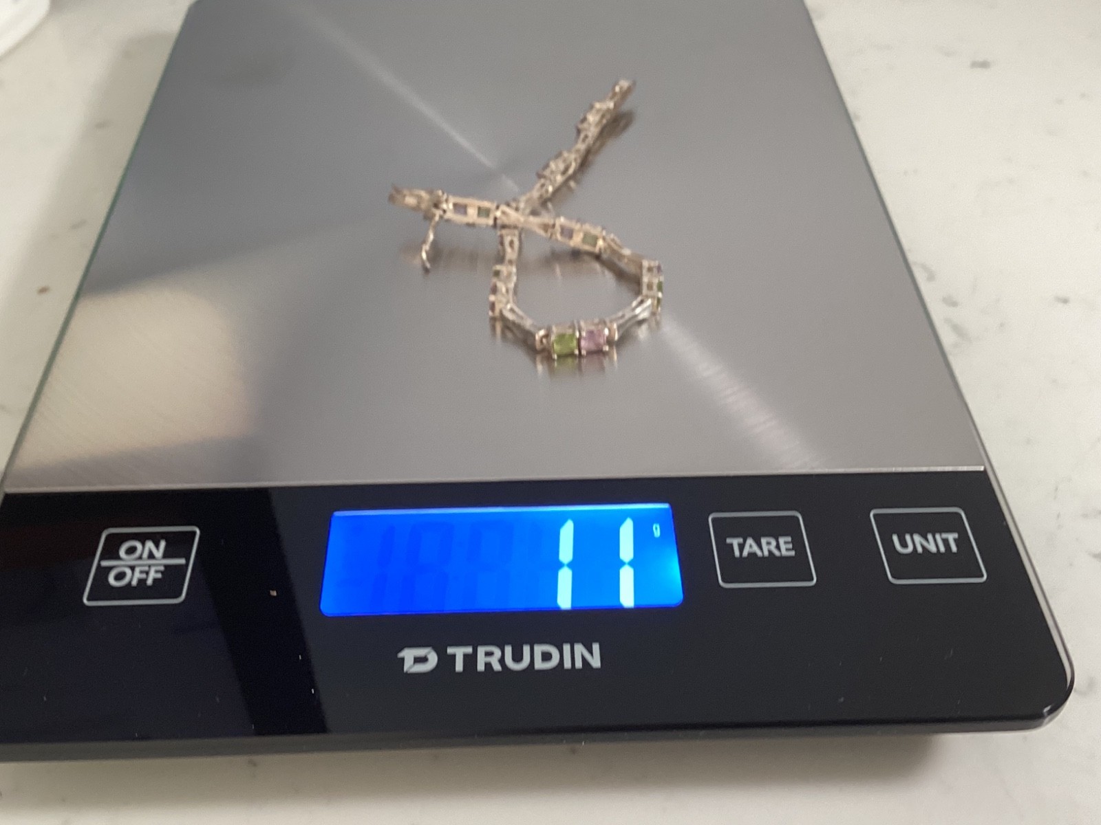 AUTHENTIC SIGNED STERLING SILVER AMETHYST & PERID… - image 11