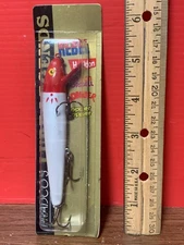 Vintage Pradco's Lure Legends Red And White Fishing Lure NOS