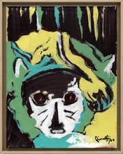 Finelli Original Art 11x14 PAINTING ABSTRACT EXPRESSIONISM Painting ARTWORK G4A