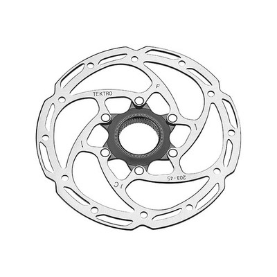 Tektro 203-45 Bremsscheibe 203 mm, Centerlock (ohne Lockring), MVP