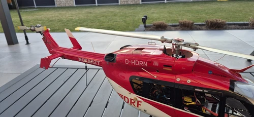 ALIGN T-REX 450 in EC145 GFK Scale Rumpf - Picture 4 of 6