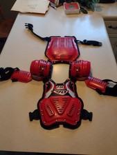 Fly Racing Convertible F-14Junior MX Motocross Off Road Guard Red 40-60 lb