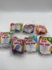1996 McDonalds Marvel Super Heroes Happy Meal Toys New 7 Total