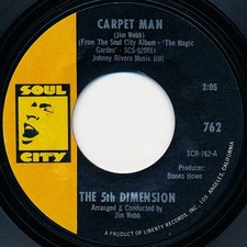 The 5th Dimension - Carpet Man / The Magic Garden, 7", (Vinyl)