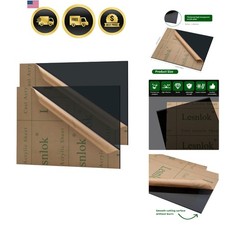 Black Transparent Acrylic Sheet 1/8 inch Thick 3mm 2 Pieces 8 x 12 Black Clea...