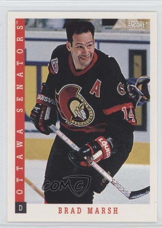 1993-94 Score Canadian Brad Marsh #392 0a0
