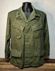 New ListingVTG 60’s Military Wind Resistant Poplin Slant Pocket Shirt Vietnam OG 107 Medium