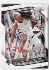 2025 Panini Prizm WNBA #33 Dana Evans White Seismic Prizms