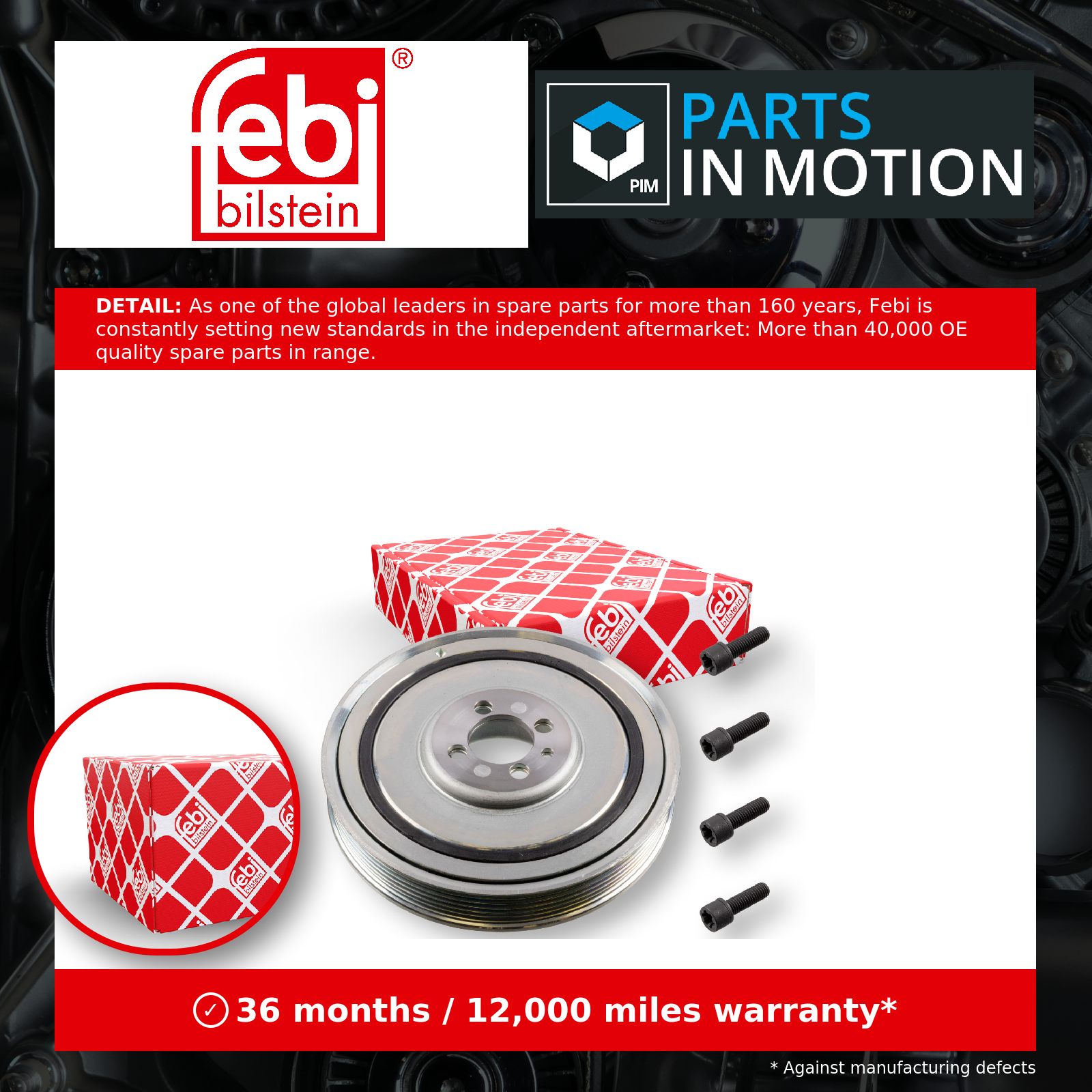 BELT PULLEY CRANKSHAFT 27822 FOR 198A5.000 A20FD 940A4.000/A5.000/A7.000 2.0L - Image 18