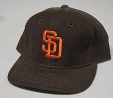 Rare Vintage 80s San Diego Padres The Pro Fitted Hat Size 7 3/8