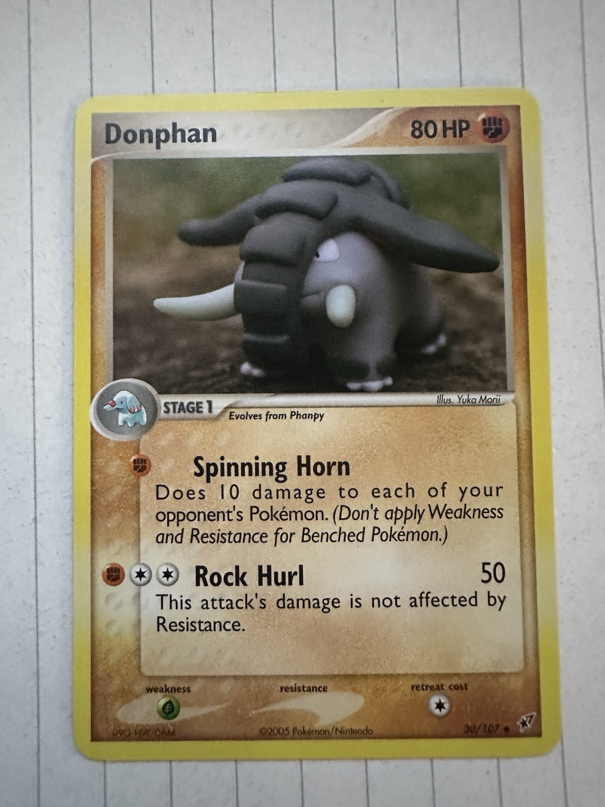 Pokémon Donphan 30/107 Deoxys English