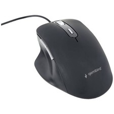 Gembird MUS-6B-02 6-Key Optical Wired Mouse Black 1200dpi, 1800dpi, 2400dp