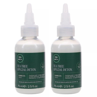 Paul Mitchell Tea Tree Special Detox Kombucha Rinse 2.5oz/75ml TRAVEL Pack Of 2