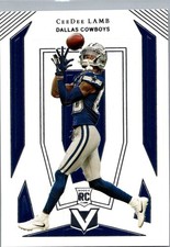 2020 Panini Chronicles Vertex Ceedee Lamb RC Dallas Cowboys Rookie Card #V-12. rookie card picture