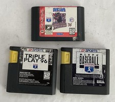 Sega Genesis Baseball series for three (3) titles