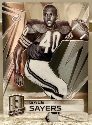 JERSEY # MATCH! 2014 Panini Spectra Gale Sayers #110 Silver 40/75! BEARS!