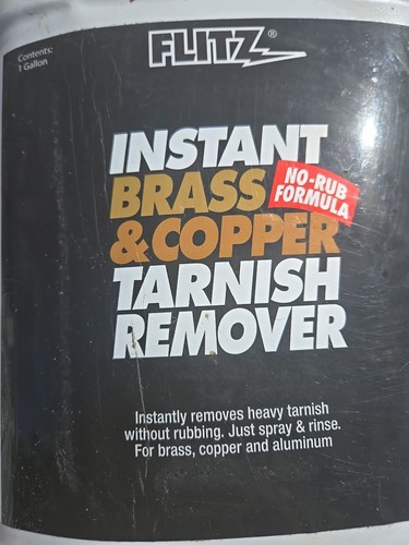 Flitz Instant Brass & Copper Tarnish Remover - 1 Gallon (BC 01810) - Foto 2 di 4