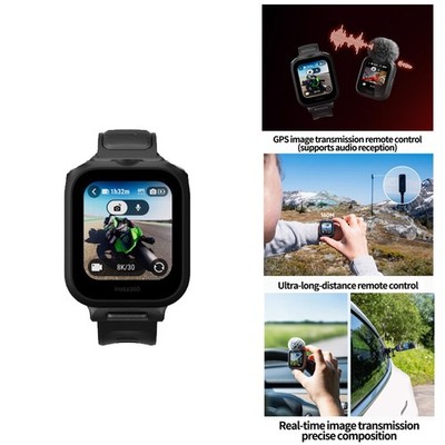 Insta360 GPS Preview Remote Control with Audio Recption For Insta360 X5/Ace Pro2