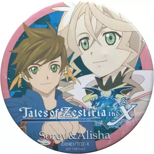Badge Pins  Slay & Alisha Diffda Combi Can Badge "Tales of Zestiria
