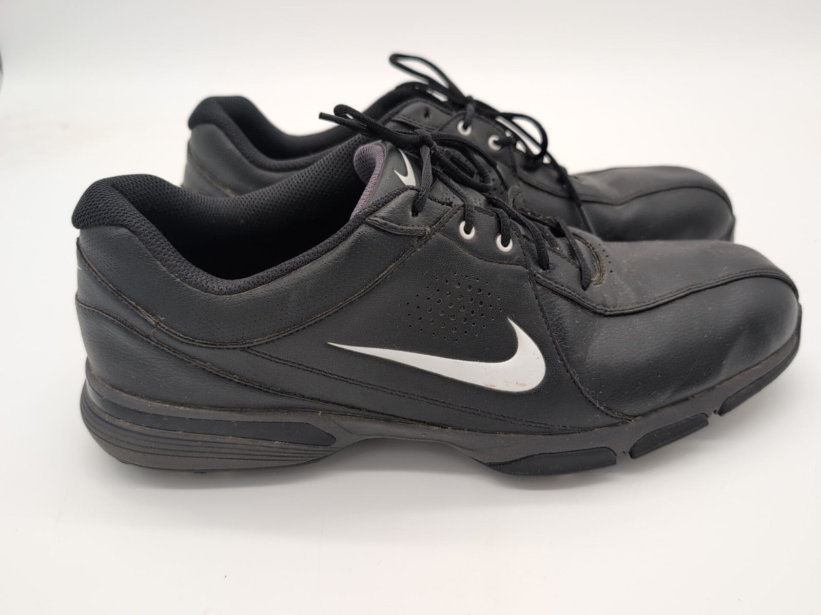 Black Size 13 Leather Lace Up 628527-002