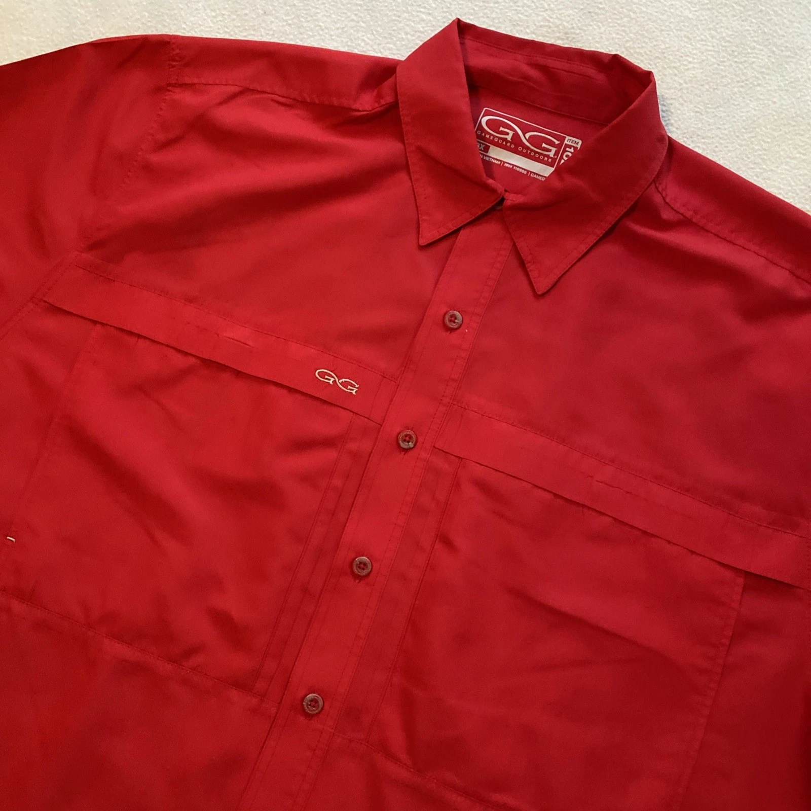 GameGuard Outdoors Vented Shirt Mens 3X Quick Dry Fishing Short Sleeve
Opens in a new window or tab