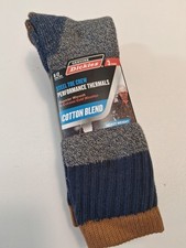 Dickies Steel Toe Performance Thermals Heavy Weight Crew Socks - 3 Pairs NWT